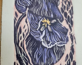 Impression iris, Beaux-arts, Original