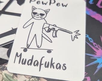 Cool Cat sticker