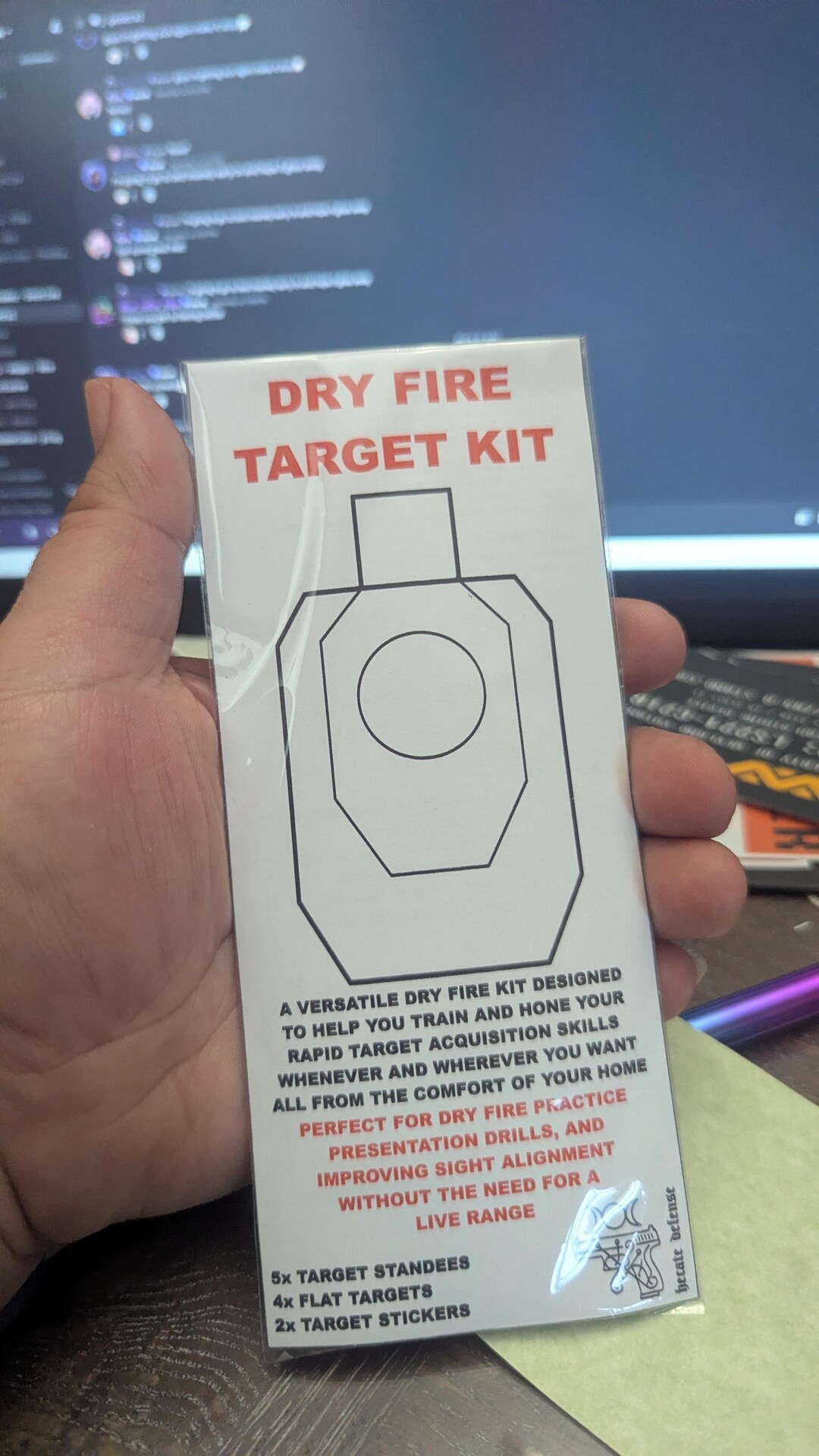 Reflexive Fire Target DRY FIRE TARGET Kit - Etsy