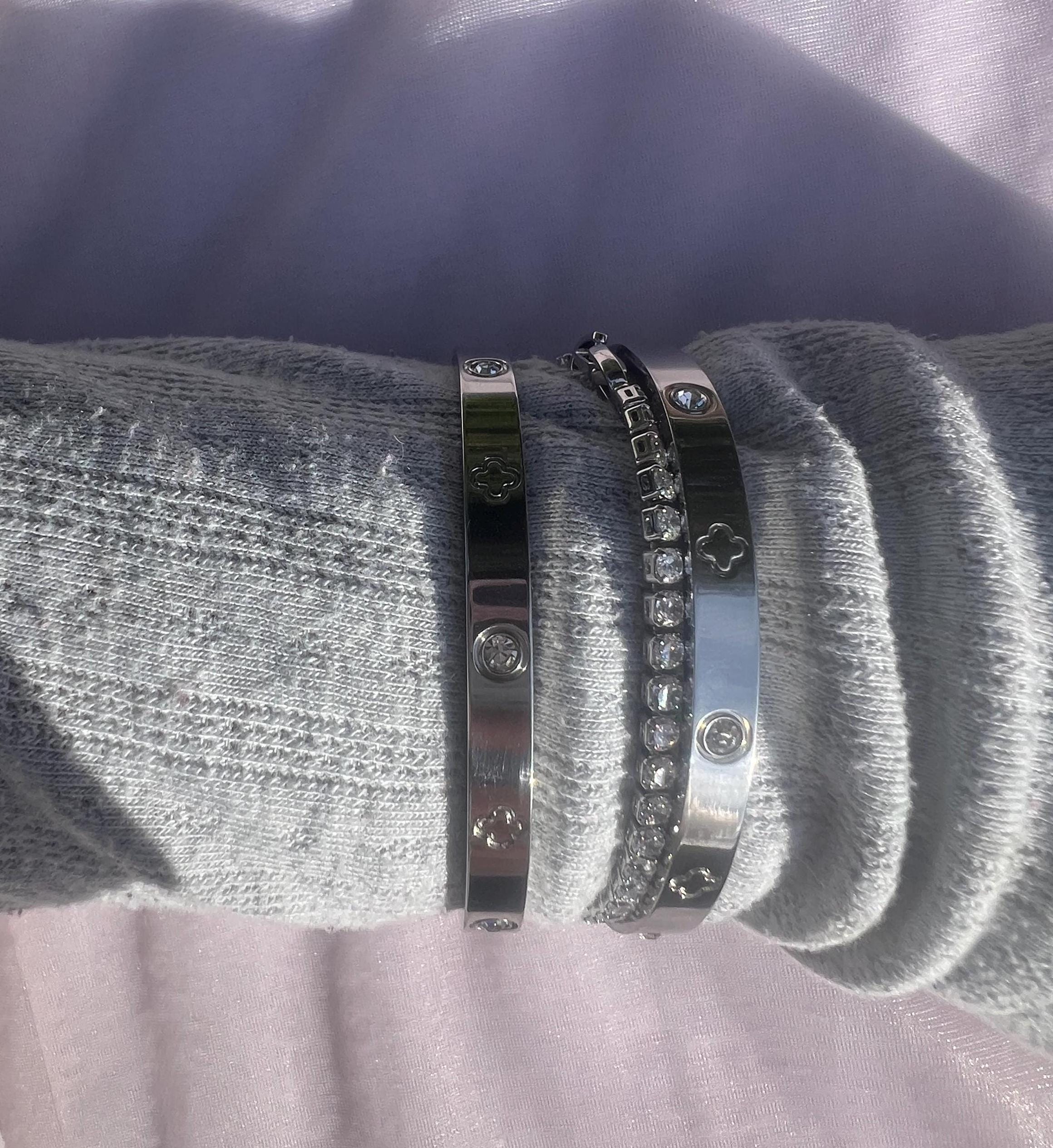 カルティエシルバー ステンレススチール リンクブレスレット Apple Watch アップルウォッチ リンクブレスレット SE 10 9