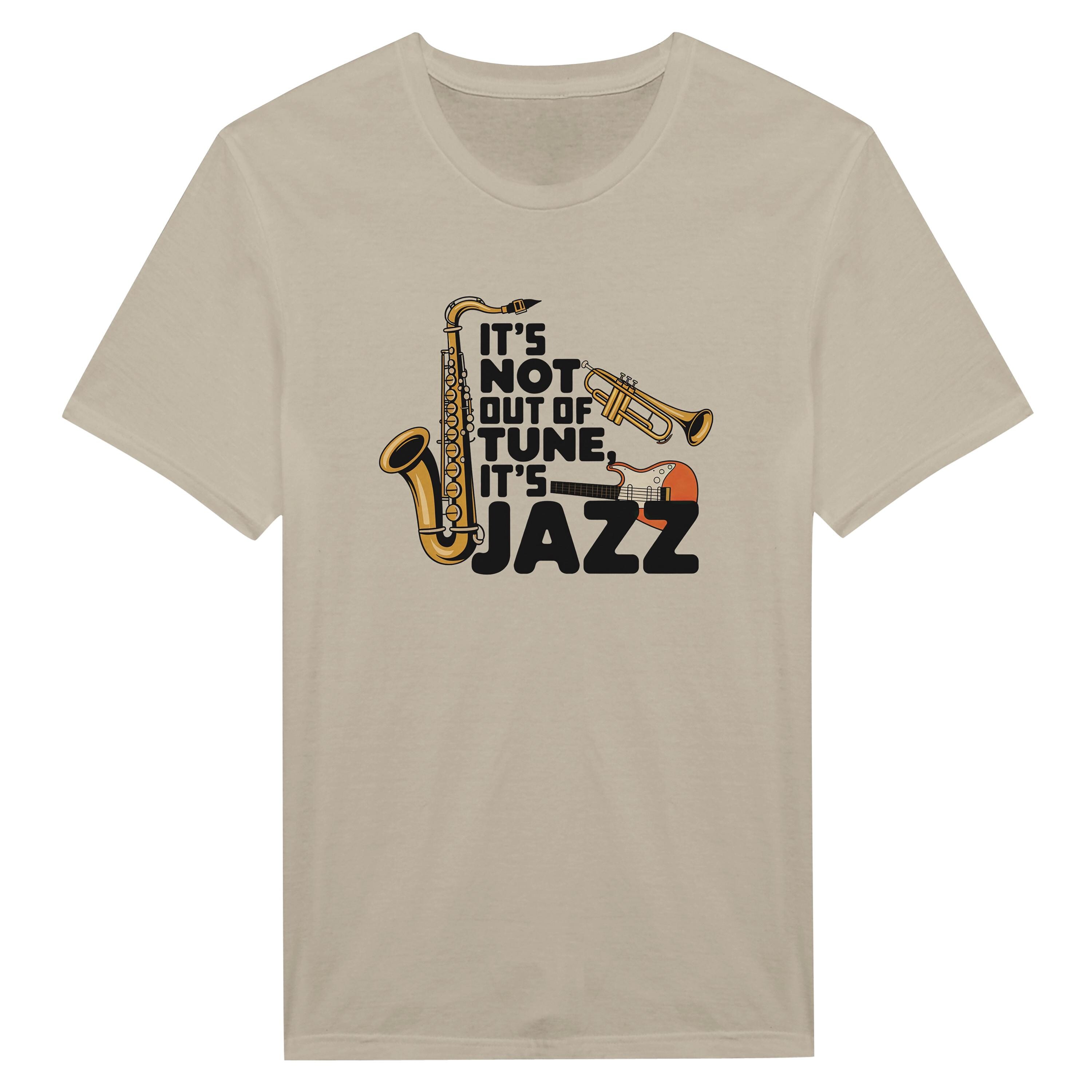 Jazz Lover's Delight T-shirt - 'it's Not Out of Tune, It's Jazz