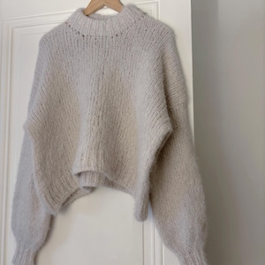 Patron de tricot⎥Pull oversize Nina