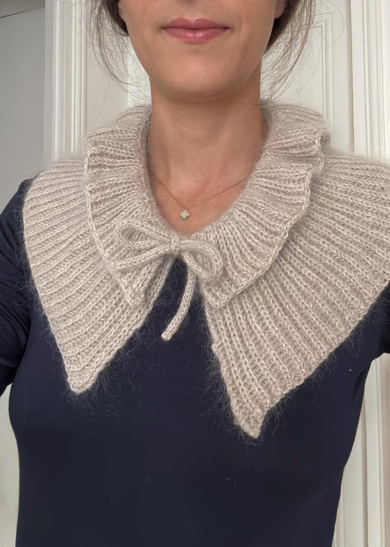 Knitting Pattern | Juliette Cowl, Ruffled Collar in Brioche Stitch - Etsy