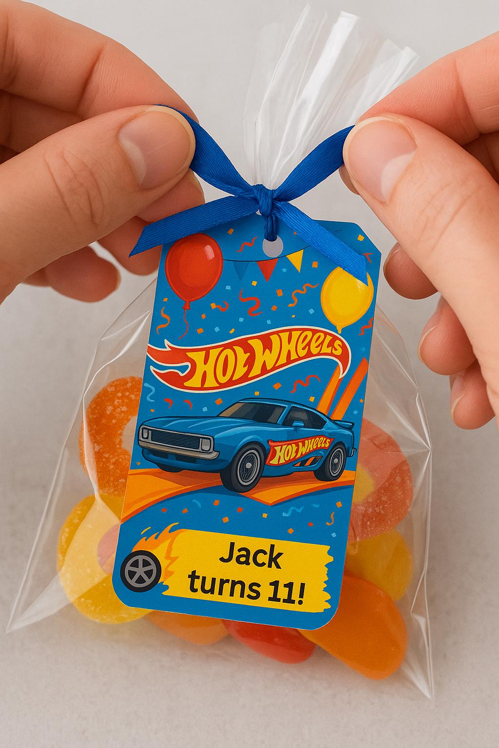 New Disney Cars Plastic Candy Loot Bag Handle Gift Bag For Kids Favor Lightning McQueen Theme Birthday Party Decoration Supplies - 15 - View #9