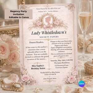 society papers invitation template