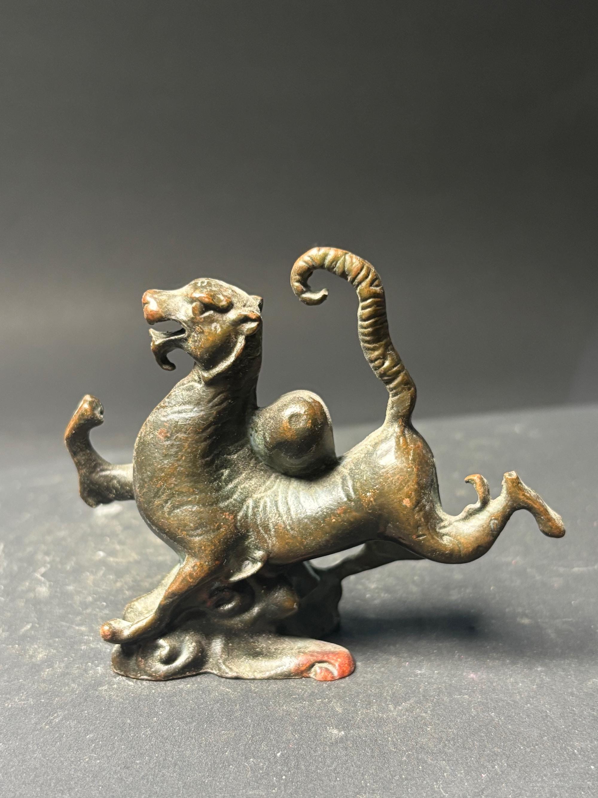 Tiger Gate Statue - Etsy