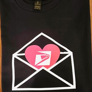 Camiseta con postal del día de San Valentín