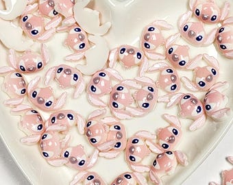 Kawaii Angel Nail Charms - Flat Back Resin Stitch Charms, 100 piece set
