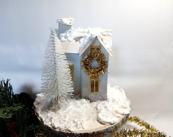 Paper Putz Styled Christmas House