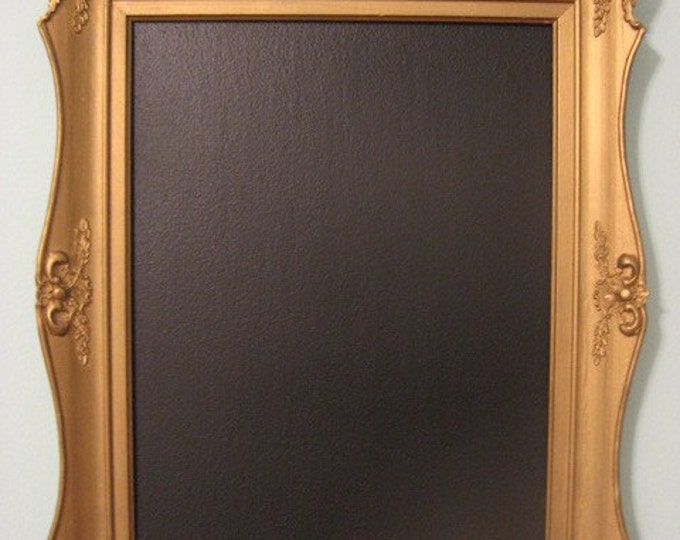 Vintage Ornate Gold Frame Chalkboard - Etsy