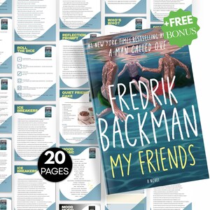 読書クラブガイド | フレドリック・バックマン著『My Friends』 | ディスカッションのための質問 | デジタル印刷用パック | PDFプロンプト | アイスブレーカー | 振り返り