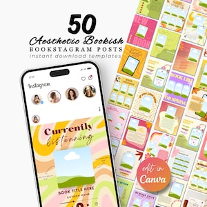 Book Trope Template Bookstagram Story Bookish Instagram Book Review Canva Template Bookstagrammer Social Media Literary Trope Book Marketing