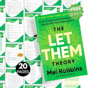 La guida del club del libro Let Them Theory Giochi del club del libro Domande per la discussione del libro Kit del club del libro di Mel Robbins Saggistica Auto-aiuto Salute mentale