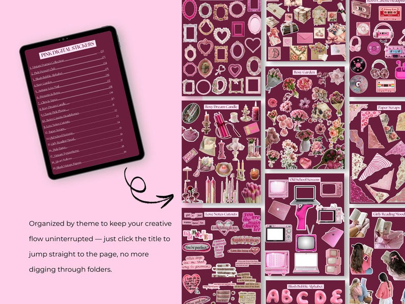 Bookstagram Instagram Karusellklistermärke Mysig Viral Estetik Bokinspirerad Canva Digitalt Klistermärkesvalv Bokinnehållsskapare Marknadsföring Trend BookTok bild 3