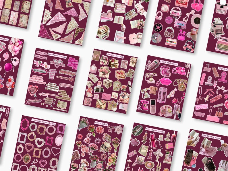 Bookstagram Instagram Karusellklistermärke Mysig Viral Estetik Bokinspirerad Canva Digitalt Klistermärkesvalv Bokinnehållsskapare Marknadsföring Trend BookTok bild 4