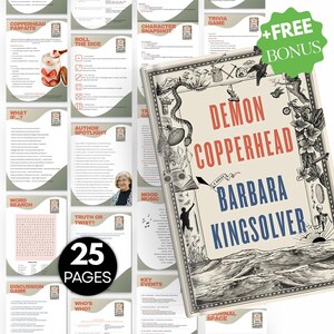 Demon Copperhead 読書クラブ ディスカッションガイド 印刷可能な読書アクティビティ 読書グループゲーム 読書好きへのギフト フィクション ロマンス小説 PDF