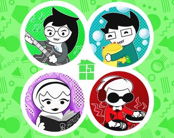 Botones Beta Kid de Homestuck