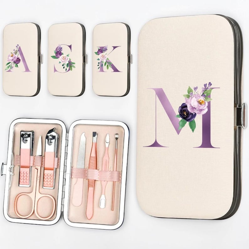 nail care set
manicure kit
pedicure tools
custom manicure set
nail tools
travel nail care
gift for her
compact nail kit
nail clippers set
personalized care
custom kit
travel set
nail set