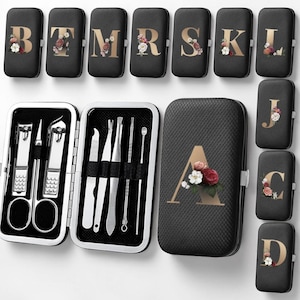 nail care set
manicure kit
pedicure tools
custom manicure set
nail tools
travel nail care
gift for her
compact nail kit
nail clippers set
personalized care
custom kit
travel set
nail set