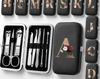 Ensemble personnalisé manucure pédicure, ensemble de coupe-ongles en acier inoxydable