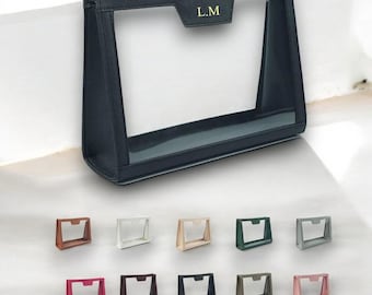 Personalized Clear PVC Cosmetic Bag: Travel Makeup Organizer
