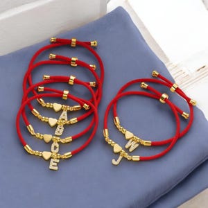 Pulsera de tobillo con dije de corazón para mujer, regalo personalizado para ella, pulsera de dije de corazón de moda, pulsera de corazón con letras para mujer