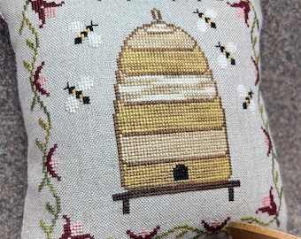 The Sweet Spot Pillow - Cross Stitch Pattern - CS76 - Counted Cross Stitch, Needlework - Rose Clay / Three Sheep Studio