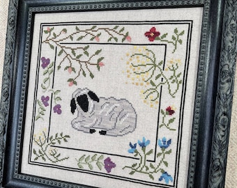 In the Meadow - Cross Stitch Pattern - CS63 - Counted Cross Stitch, Needlework - Rose Clay / Three Sheep Studio