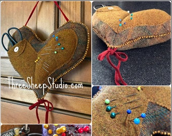 A Stitcher's Heart - Wool Applique Pattern #WA110