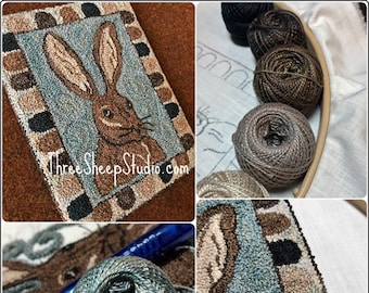 Mr. Baggins - Punch Needle Pattern - #PN570 - Needlepunch Embroidery