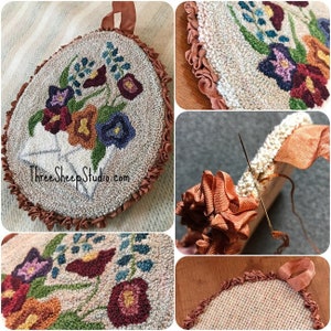 To My Dearest - Punch Needle Pattern - #PN620 - Needlepunch Embroidery