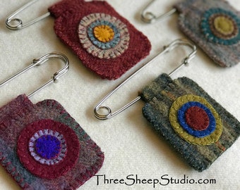 Wool Penny Pin Pattern - #WA108