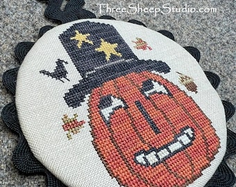 Mischievous Jack - Cross Stitch Pattern - CS81 - Counted Cross Stitch, Needlework - Rose Clay / Three Sheep Studio