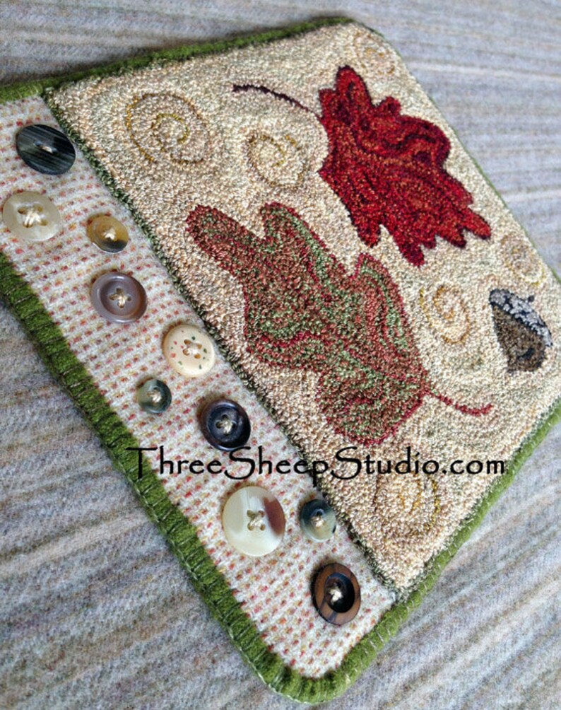 Autumn's End Punch Needle Pattern PN525 Needlepunch Etsy