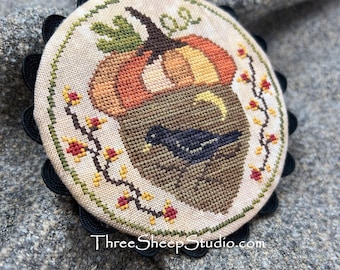 Acorn Folly - Cross Stitch Pattern - CS91 - Counted Cross Stitch, Needlework - Rose Clay / Three Sheep Studio