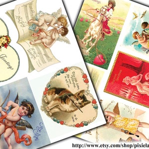 Valentine Vintage Printable Digital Download