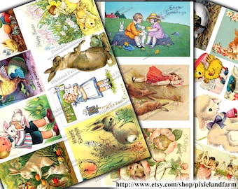 Easter Vintage Printable Digital Download
