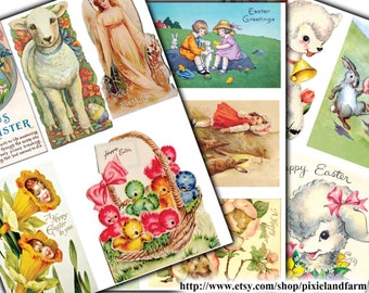 Easter Vintage Printable Digital Download