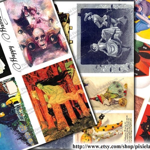 Halloween Vintage Printable Digital Download