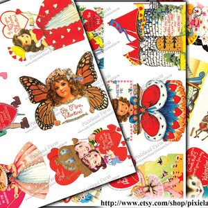 Fairytale Valentine Vintage Printable Digital Download