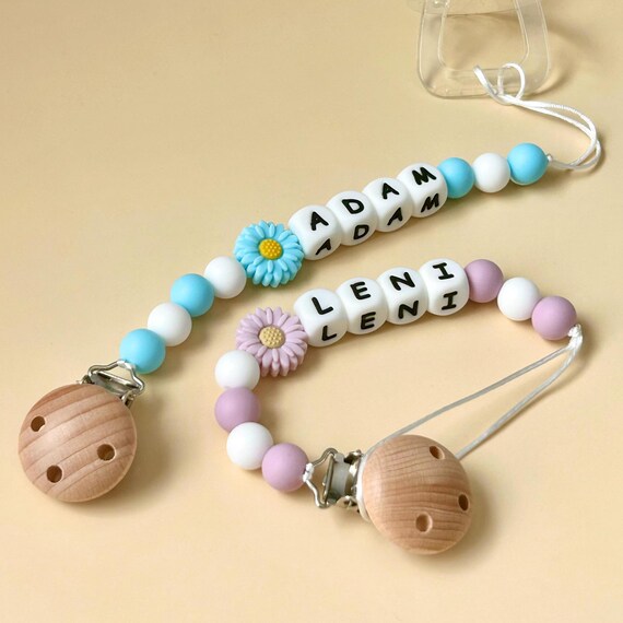 Beads Personalized Binky Clips Buy Personalized Pacifier Clips