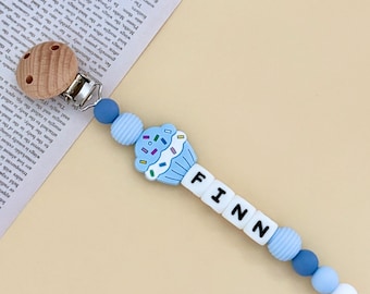 Personalized Pacifier Clip, Baby shower Gift, Custom Soother Clip, Baby Binky Clip, Custom Dummy clip, Baby Gifts, Newborn Gift