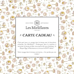 Carte Cadeau Les Mirliflores