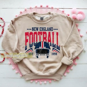 Vintage New England Football Sweatshirt, New England football shirt, New England Football Fan Tee, New England t-shirt, Game Day apparel
