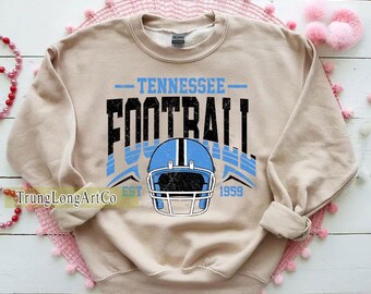 ヴィンテージ テネシー フットボール スウェットシャツ、テネシー フットボール シャツ、テネシー フットボール ファン T シャツ、テネシー T シャツ、試合当日のアパレル