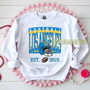 Vintage Los Angeles Football Sweatshirt, Los Angeles football shirt, Los Angeles Football Fan Tee, Los Angeles t-shirt, Game Day apparel