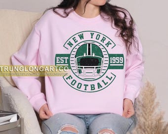 New York Football Sweatshirt, New York Spieltag Shirt, New York Shirt, Sonntag Fussball Shirt, Trendy New York Fussball Fan Shirt