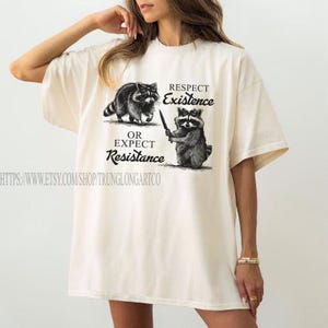 Respect existance or expect resistance | vive la resistance | fight fascism | anti capitalist |people over profit | community is resistance.
