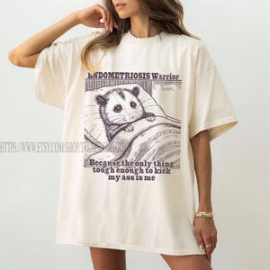 Endometriosis t-shirt/Sweatshirt | endometriosis awareness | pmdd | rare disease | hidden disability | invisible illness | flare day. image 3