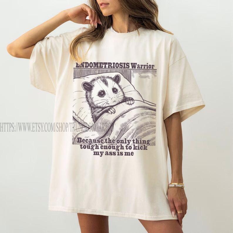 Endometriosis t-shirt/Sweatshirt | endometriosis awareness | pmdd | rare disease | hidden disability | invisible illness | flare day. image 3